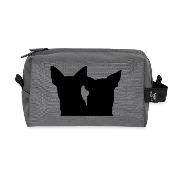 Bono Bella Merch Black - Recycelte Kulturtasche - Anthrazit - Vorne