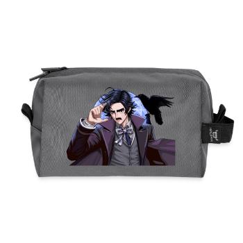 Magicien nocturne au clair de lune - Trousse de toilette en tissu recyclé - anthracite - Devant