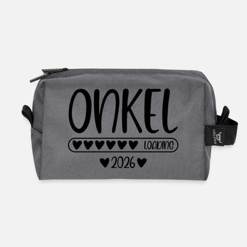 Onkel 2026 loading - Recycelte Kulturtasche - Anthrazit
