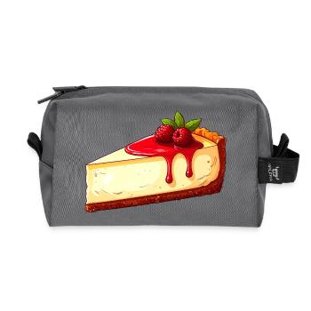 Cheesecake - Trousse de toilette en tissu recyclé - anthracite - Devant