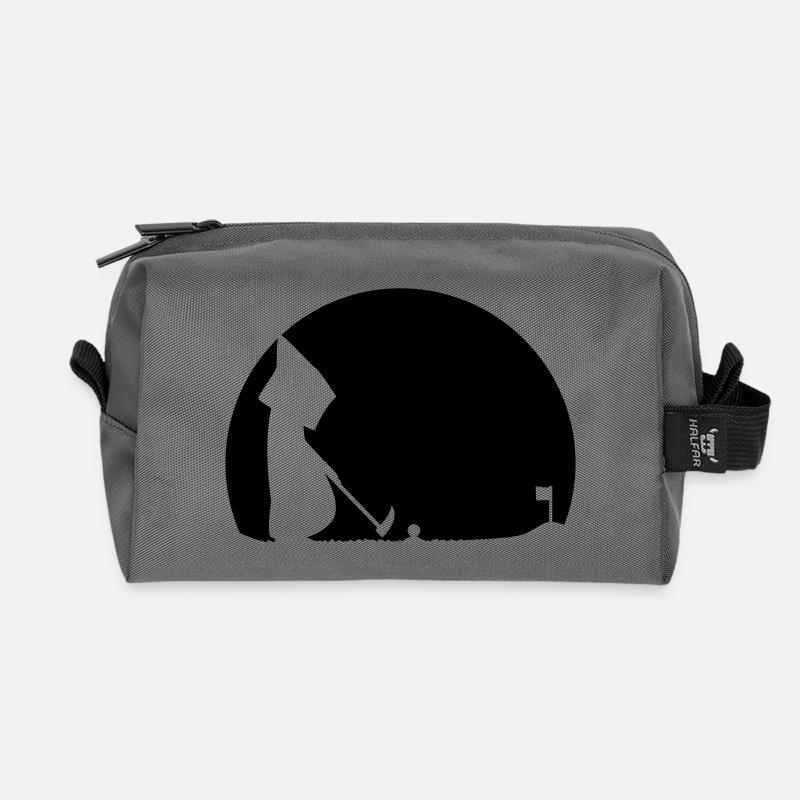 Golf - Recycelte Kulturtasche - Anthrazit