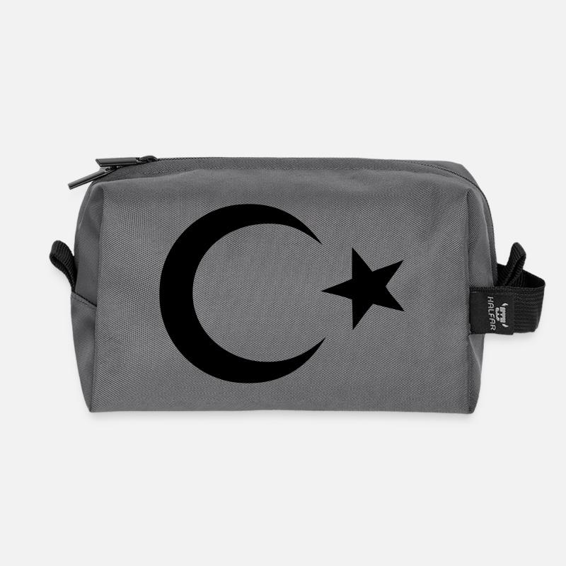 türkei türke - Recycelte Kulturtasche - Anthrazit