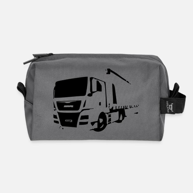 Truck2 - Recycelte Kulturtasche - Anthrazit