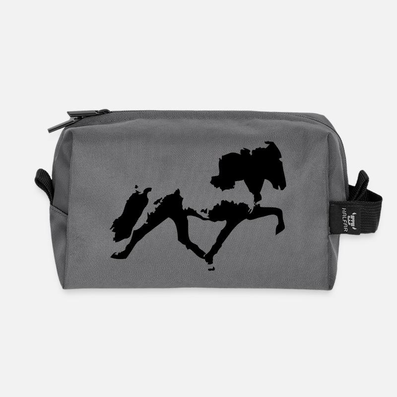 Tölter - Recycelte Kulturtasche - Anthrazit