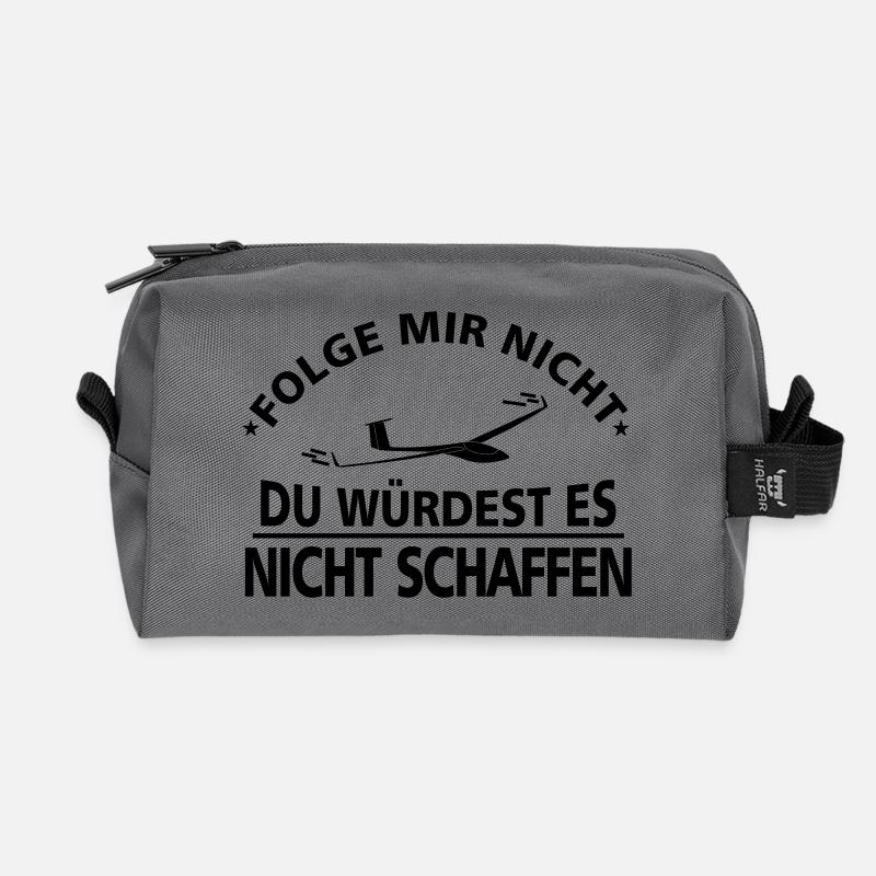 Streckensegelflieger - Recycelte Kulturtasche - Anthrazit