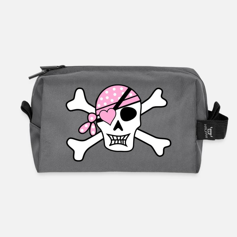Piratin - Recycelte Kulturtasche - Anthrazit