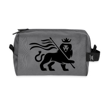 Reggae lion - Recycelte Kulturtasche - Anthrazit - Vorne