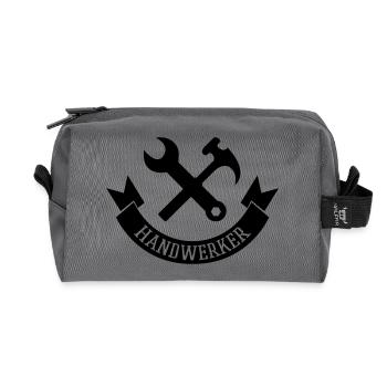 handwerker - Recycelte Kulturtasche - Anthrazit - Vorne