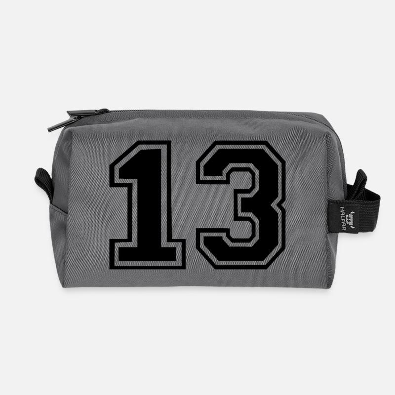 13 - Recycelte Kulturtasche - Anthrazit