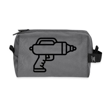 Wasserpistole - Recycelte Kulturtasche - Anthrazit - Vorne