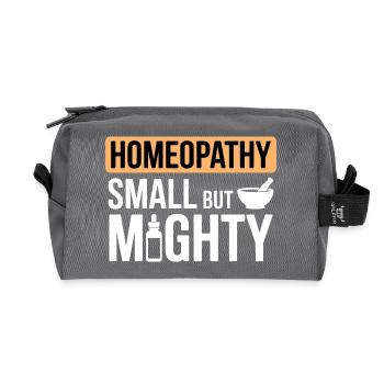 Certified Clinical Dilution Specialist Apparel  - Recycled Toiletry Zip Bag - anthracite - Front