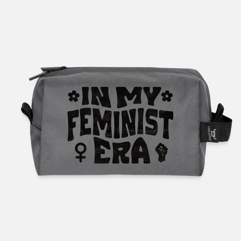 In my Feminist era - Recycelte Kulturtasche - Anthrazit