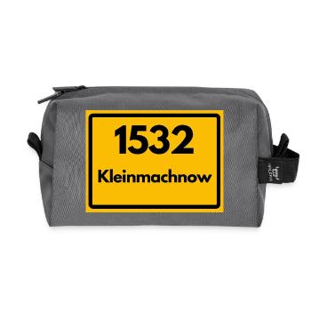 ALTE POSTLEITZAHL 1532 KLEINMACHNOW BRANDENBURG - Recycelte Kulturtasche - Anthrazit - Vorne
