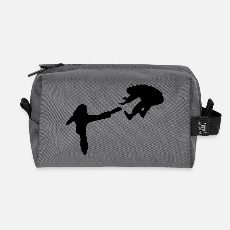 Kampf - Recycelte Kulturtasche - Anthrazit