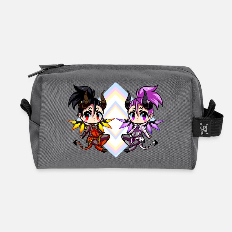 Mercy - Recycled Toiletry Zip Bag - anthracite