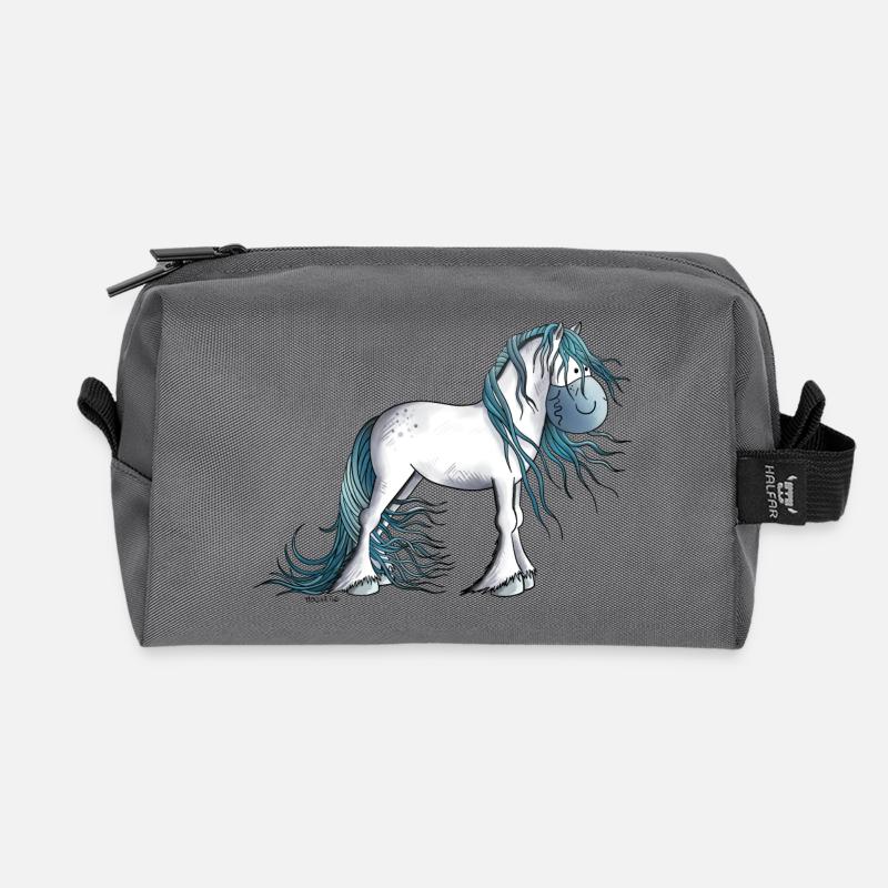 Fantasy Pferd - Recycelte Kulturtasche - Anthrazit