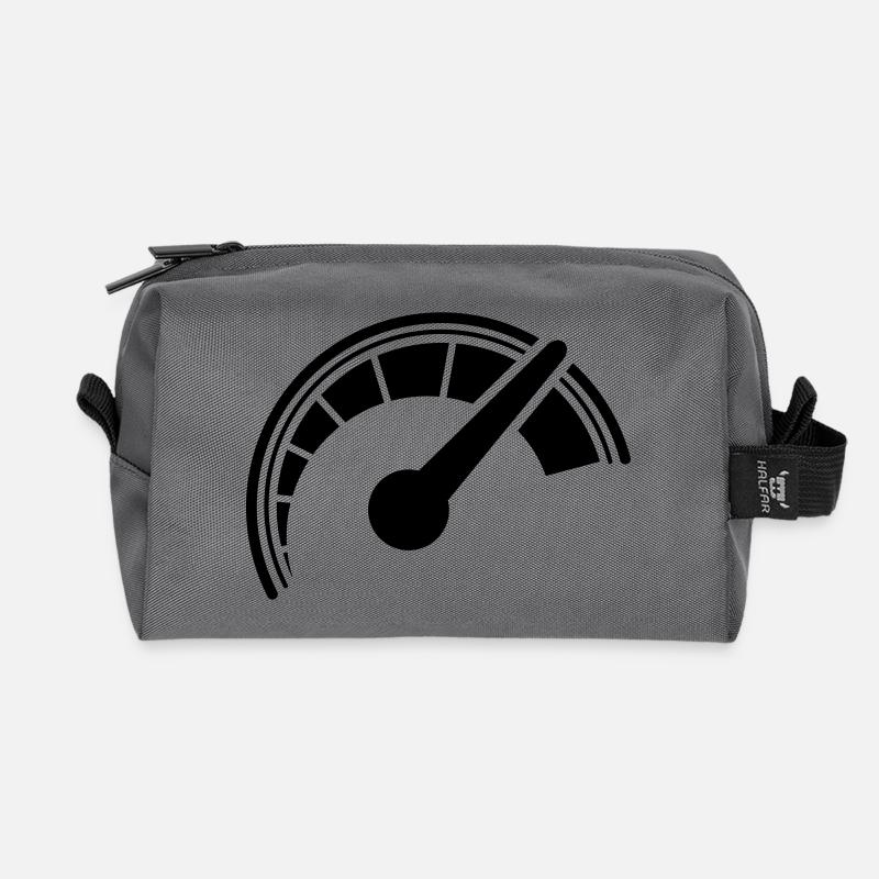 Rennen - Recycelte Kulturtasche - Anthrazit