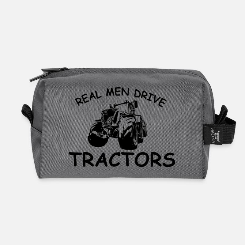 Traktor - Recycelte Kulturtasche - Anthrazit