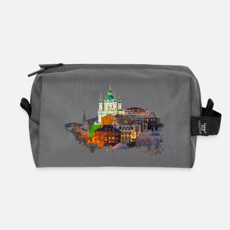 Kiew - Recycelte Kulturtasche - Anthrazit