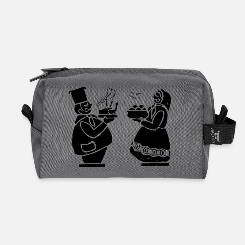 leckerer Braten - Recycelte Kulturtasche - Anthrazit