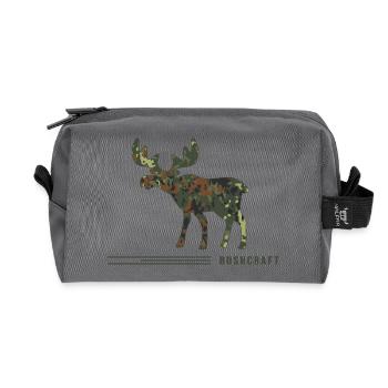bushcraft carmoflage wildcamping survival wild - Recycelte Kulturtasche - Anthrazit - Vorne