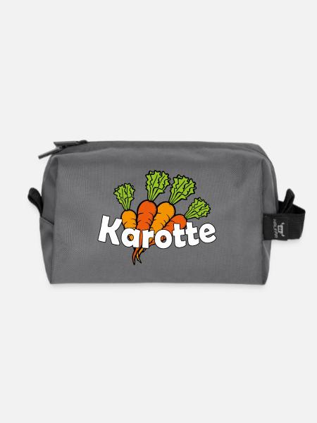 KAROTTE - Recycelte Kulturtasche - Anthrazit