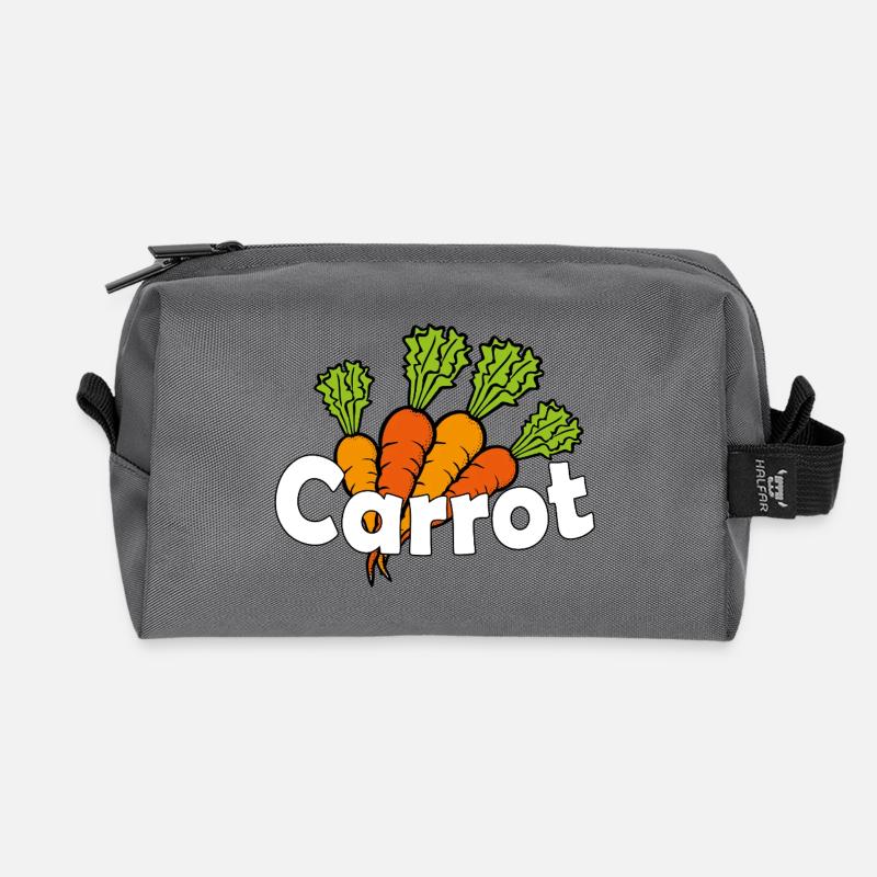 CARROT - Recycelte Kulturtasche - Anthrazit