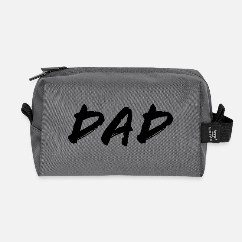Papa - Recycelte Kulturtasche - Anthrazit