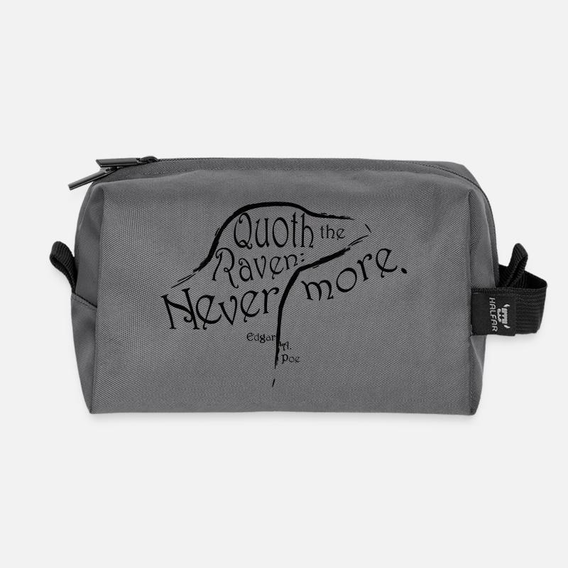 Quoth the Raven - Recycelte Kulturtasche - Anthrazit