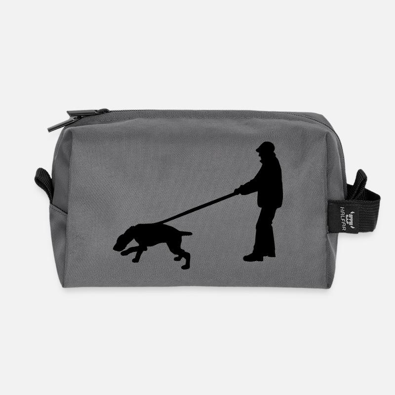 mantrailer_2_cb - Recycled Toiletry Zip Bag - anthracite