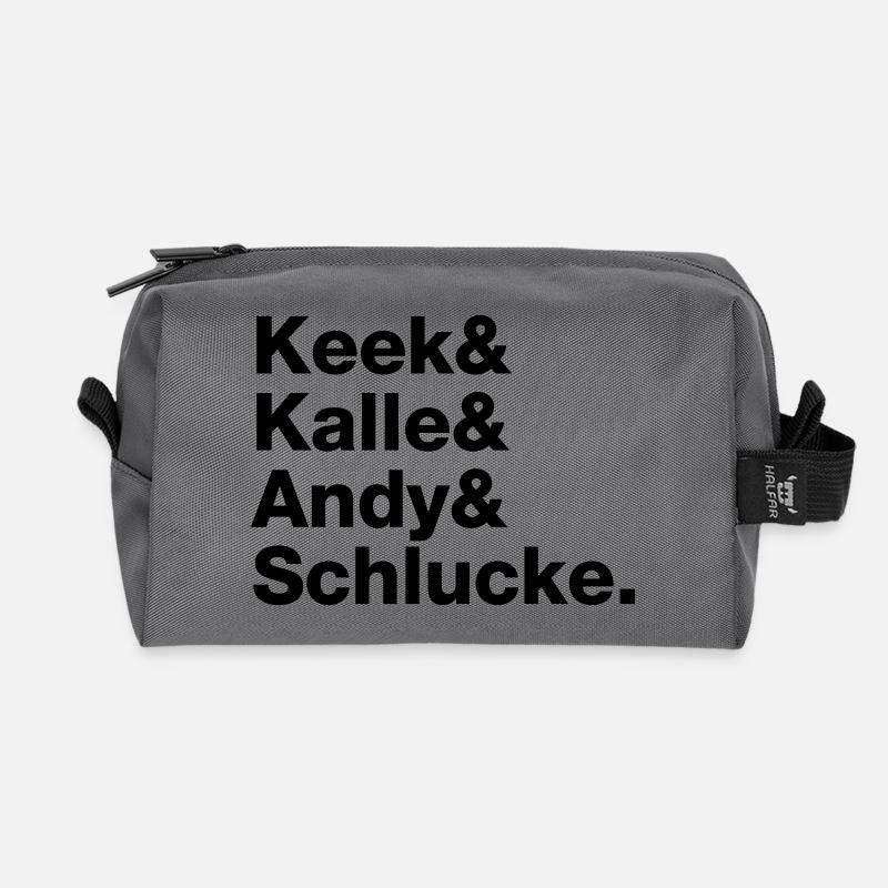 BANG BOOM BANG CHARAKTER - Recycelte Kulturtasche - Anthrazit