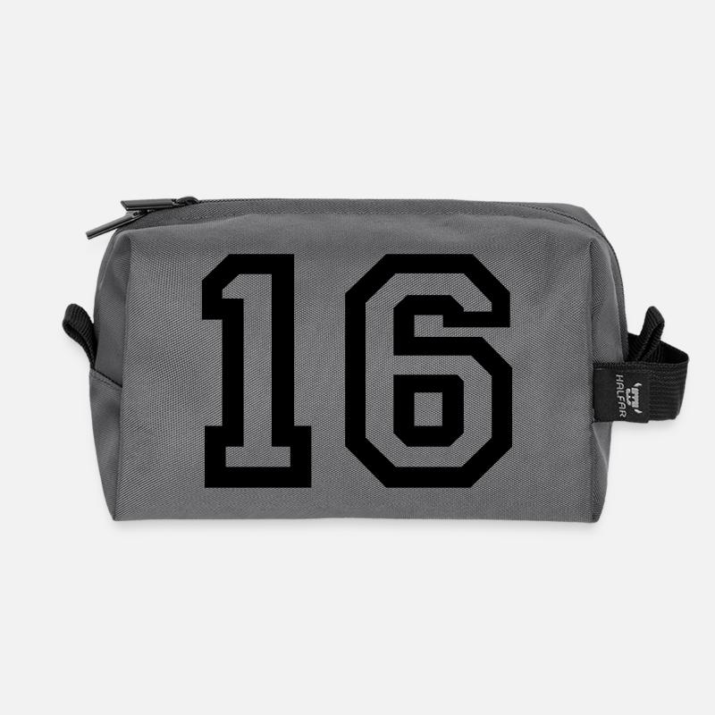 16 - Recycelte Kulturtasche - Anthrazit