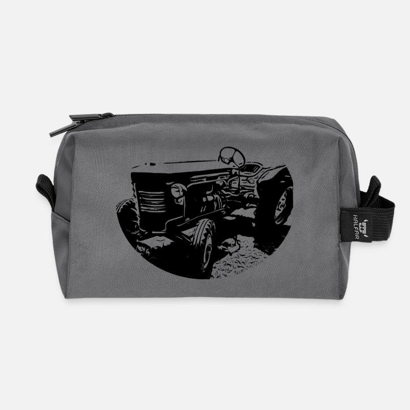 Traktor - Recycelte Kulturtasche - Anthrazit