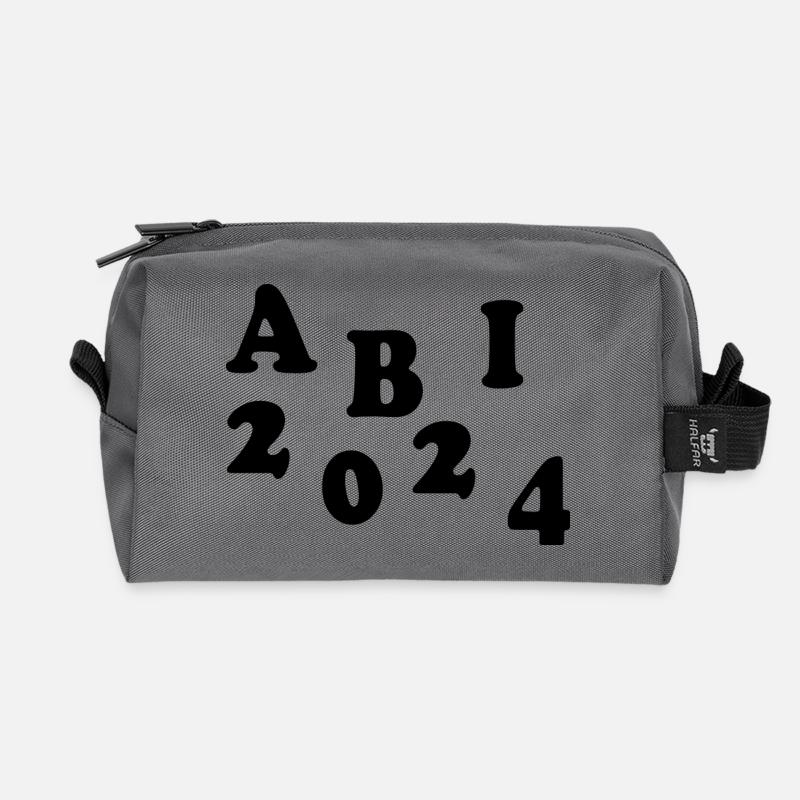 Abi 2024 - Recycelte Kulturtasche - Anthrazit