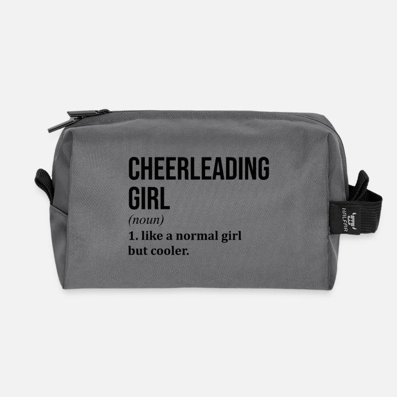 Cheerleader - Recycelte Kulturtasche - Anthrazit