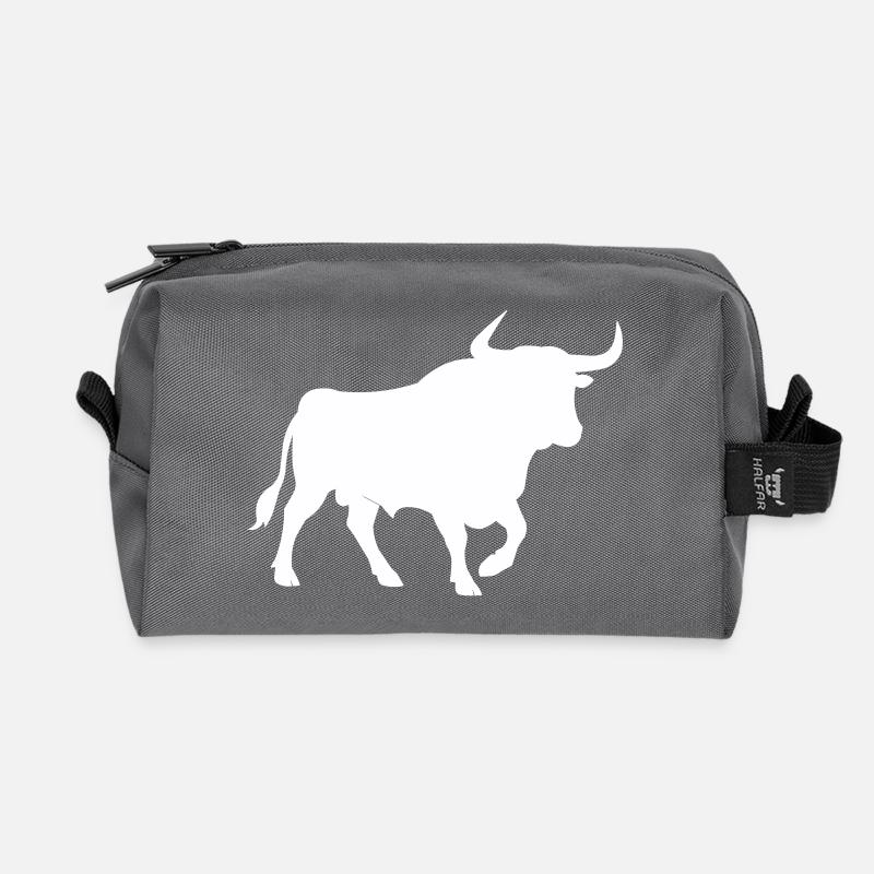 stier - Recycelte Kulturtasche - Anthrazit