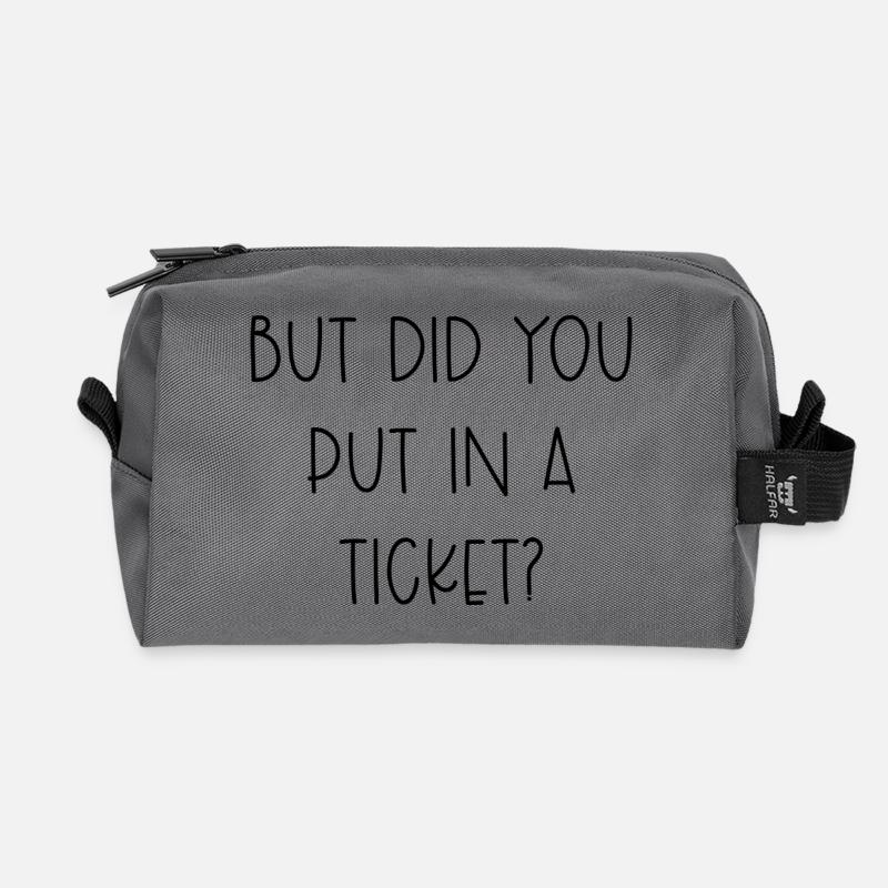 Lustiges IT-Support-Tech-Helpdesk-Ticket-Geschenk - Recycelte Kulturtasche - Anthrazit