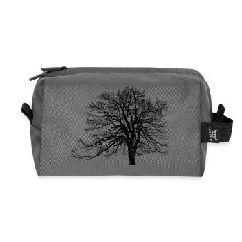 Arbre - La nature - Trousse de toilette en tissu recyclé - anthracite - Devant