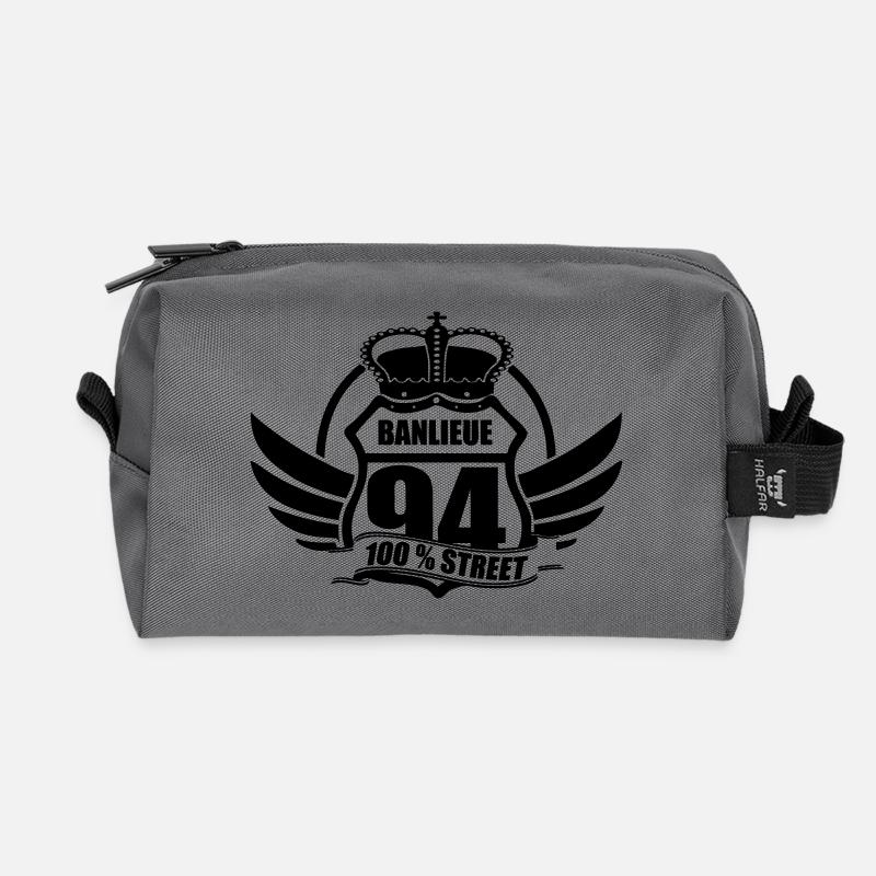 COMMUTER 94 - Recycelte Kulturtasche - Anthrazit