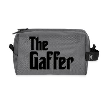the gaffer - Recycled Toiletry Zip Bag - anthracite - Front