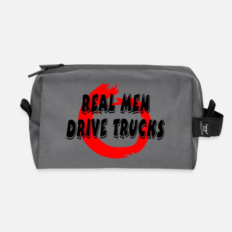 Truck - Recycelte Kulturtasche - Anthrazit