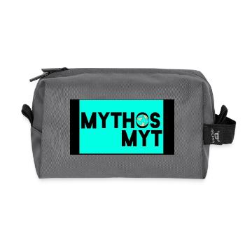 Mythos Myth Globe - Recycled Toiletry Zip Bag - anthracite - Front