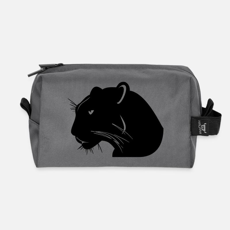 panther - Recycelte Kulturtasche - Anthrazit
