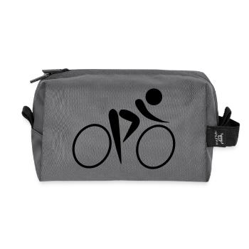 cycling os - Trousse de toilette en tissu recyclé - anthracite - Devant
