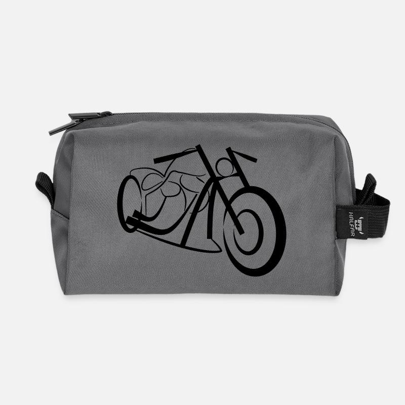 Custom Chopper Bike - Recycelte Kulturtasche - Anthrazit