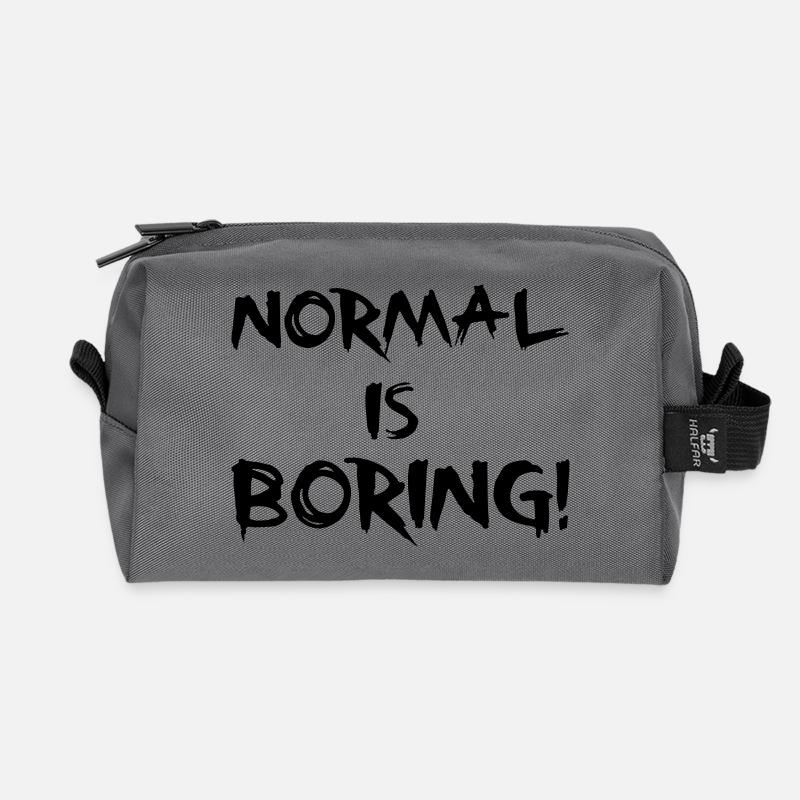Normal - Recycelte Kulturtasche - Anthrazit
