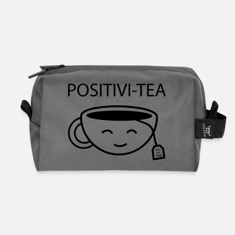 You Got This - Recycled Toiletry Zip Bag - anthracite