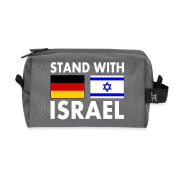 Israel - Recycelte Kulturtasche - Anthrazit - Vorne