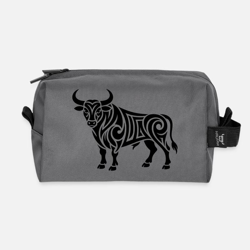 Just a Black Bull #3 | N-imal_Wears - Recycelte Kulturtasche - Anthrazit