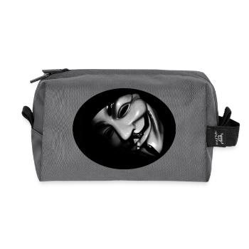 anonym - Recycelte Kulturtasche - Anthrazit - Vorne